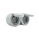 Розетка Ovivo Xone 406-240000-924 2 гнезда с заземлением с крышкой серая