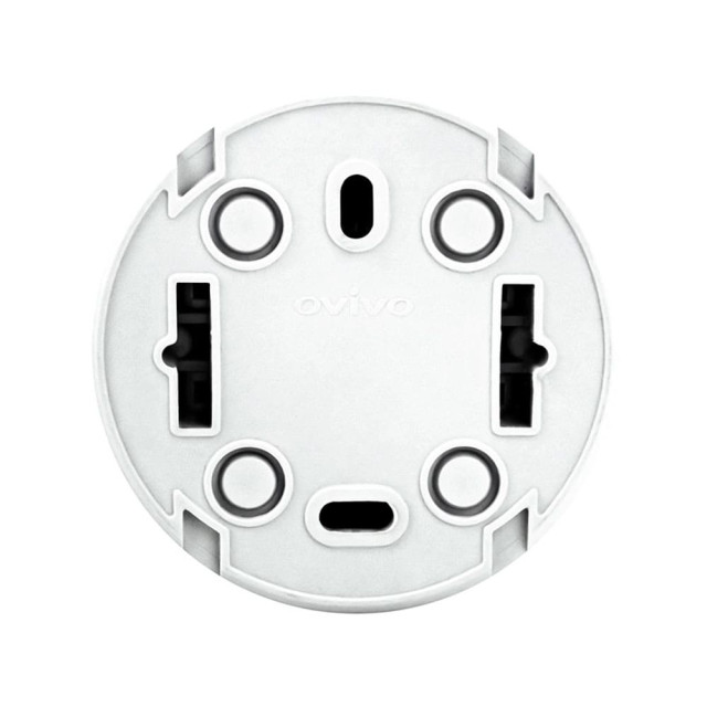 Розетка Ovivo Xone 406-010000-215 без заземления белая
