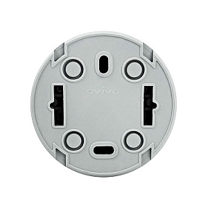 Розетка Ovivo Xone 406-240000-215 без заземления серая