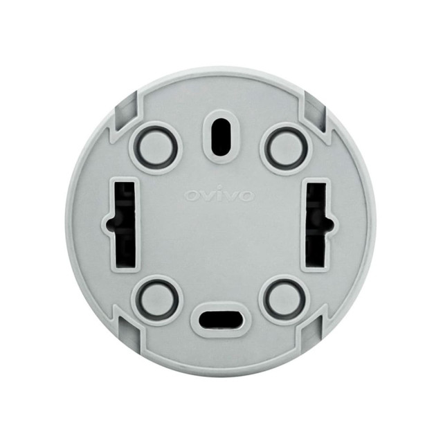 Розетка Ovivo Xone 406-240000-215 без заземления серая