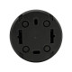 Розетка Ovivo Xone 406-250000-215 без заземления черная