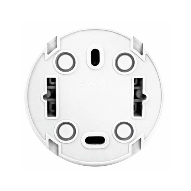 Розетка Ovivo Xone 406-010000-217 с заземлением белая