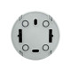 Розетка Ovivo Xone 406-240000-217 с заземлением серая