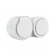 Блок Ovivo Xone 406-010000-923 выключатель 1 клавиша + розетка с заземлением с крышкой белый