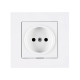 Розетка Arvia Electric Karen 50 01 1000 215 без заземления белая механизм