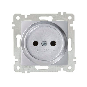 Розетка Mutlusan Rita 2200-601-0282 2P нержавеющая сталь