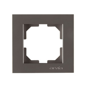 Рамка Arvia Electric Karen 20 06 2000 021 1 пост антрацит