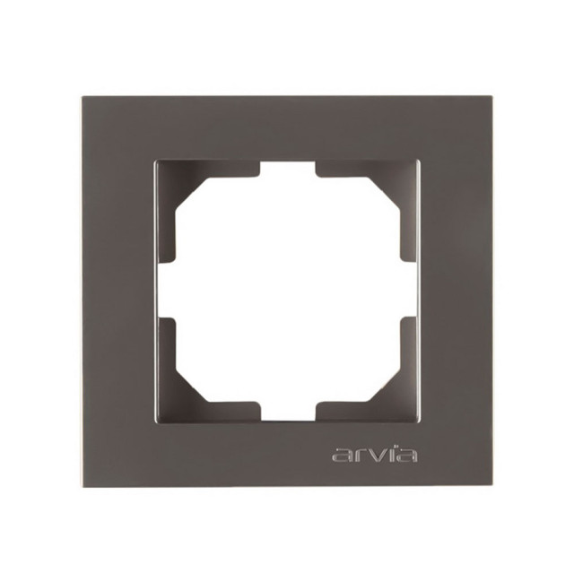 Рамка Arvia Electric Karen 20 06 2000 021 1 пост антрацит