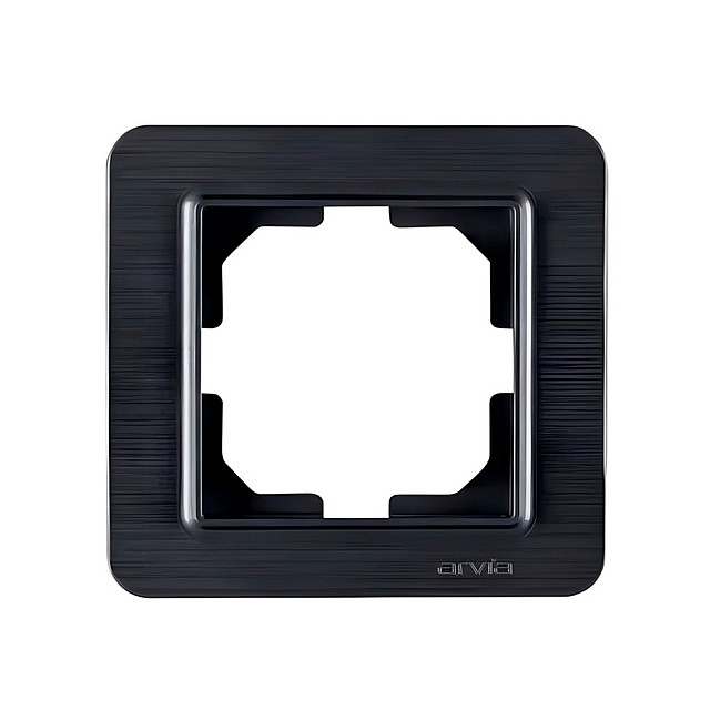 Рамка Arvia Electric Lavin 21 26 4000 021 1 пост антрацит