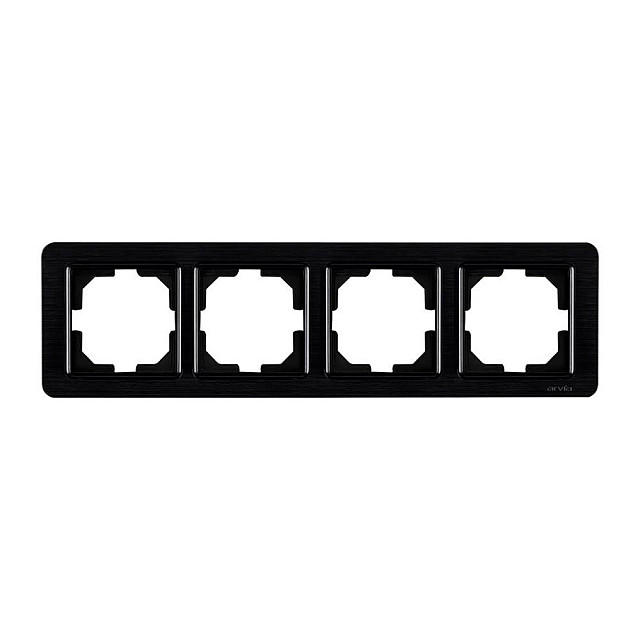 Рамка Arvia Electric Lavin 21 25 4000 024 4 поста черный