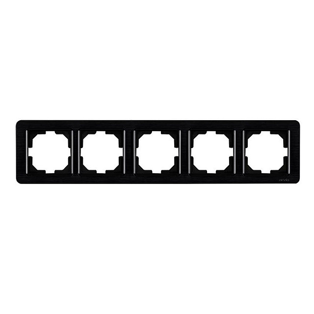 Рамка Arvia Electric Lavin 21 25 4000 025 5 постов черный