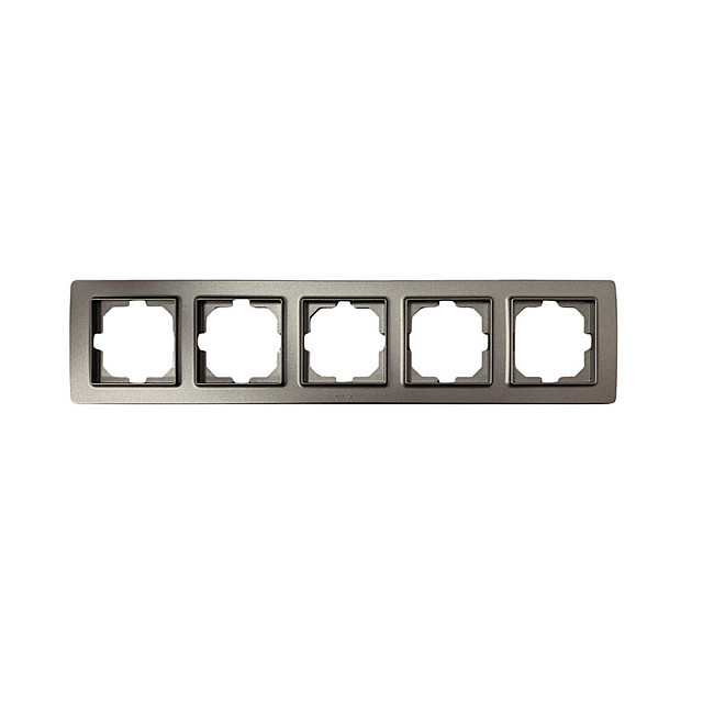 Рамка Arvia Electric Mikra 22 06 2000 025 5 постов антрацит