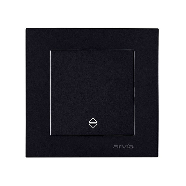 Выключатель проходной Arvia Electric 50 07 2000 209 черный механизм
