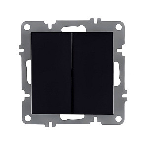 Выключатель Arvia Electric 50 07 2000 202 2 клавиши черный механизм