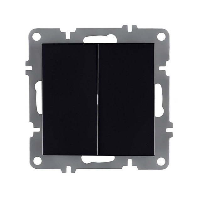 Выключатель Arvia Electric 50 07 2000 202 2 клавиши черный механизм