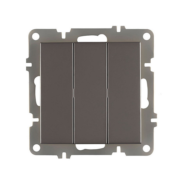 Выключатель Arvia Electric 50 06 2000 254 3 клавиши антрацит механизм