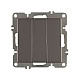 Выключатель Arvia Electric 50 06 2000 254 3 клавиши антрацит механизм