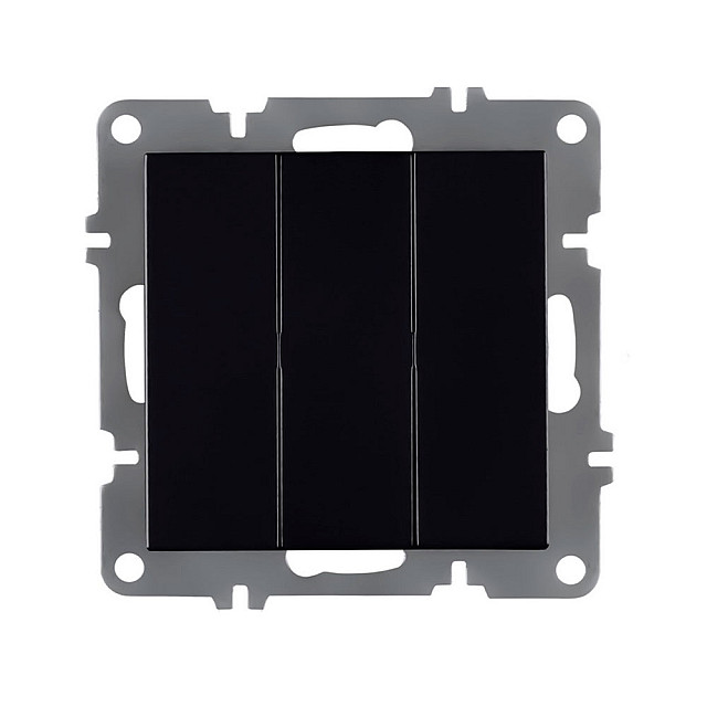 Выключатель Arvia Electric 50 07 2000 254 3 клавиши черный механизм