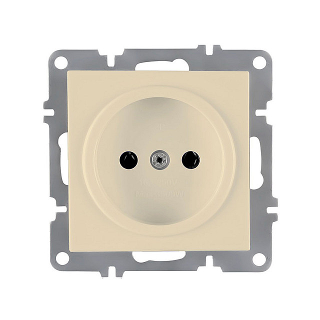 Розетка Arvia Electric 50 02 1000 215 без заземления крем механизм