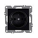 Розетка Arvia Electric 50 07 2000 215 без заземления черный механизм