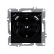 Розетка Arvia Electric 50 07 2000 301 с заземлением USB + TYPE C черный  механизм