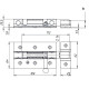 Задвижка дверная Starfix ЗД-08 SMP-07693-1 100 мм белый цинк