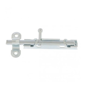 Задвижка дверная Металлист 91513 ЗТ ЦД с фиксацией цинк без площадки 5 шт