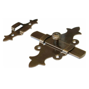 Задвижка дверная Starfix Классика SMP-37092-1 140 мм бронза металлик