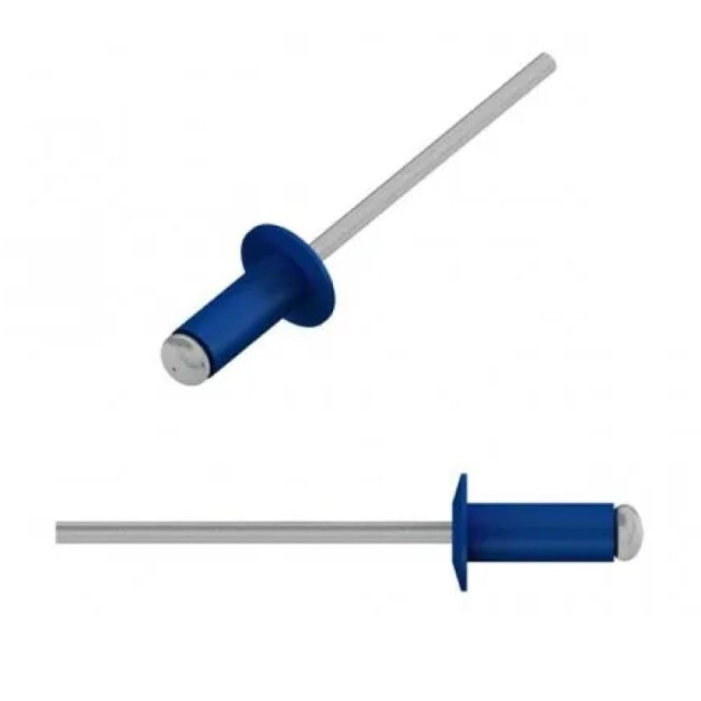 Заклепка вытяжная 4.0*10 мм Starfix SMZ1-17597-50 алюминий/сталь RAL 5002 ультрамариново-синий 50 шт