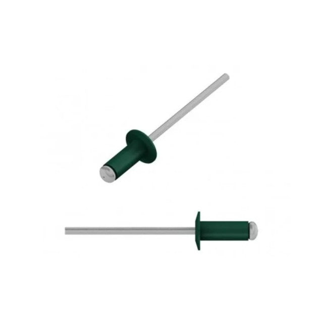 Заклепка вытяжная 4*10 мм Starfix SMZ1-76497-50 алюминий/сталь RALL6005 зеленый мох 50 шт