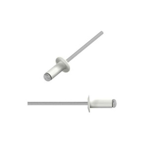 Заклепка вытяжная 4*10 мм Starfix SMZ1-75398-50 алюминий/сталь RAL 9003 насыщенно-белый 50 шт