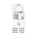 Замок навесной Startul Master ST9081-60 60 мм