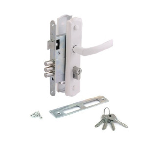 Замок врезной Avers 3В4-1-8 белый