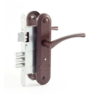 Замок врезной Зенит ЗВ9-4.2 медь