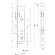 Замок врезной Apecs 7300-20-NIS