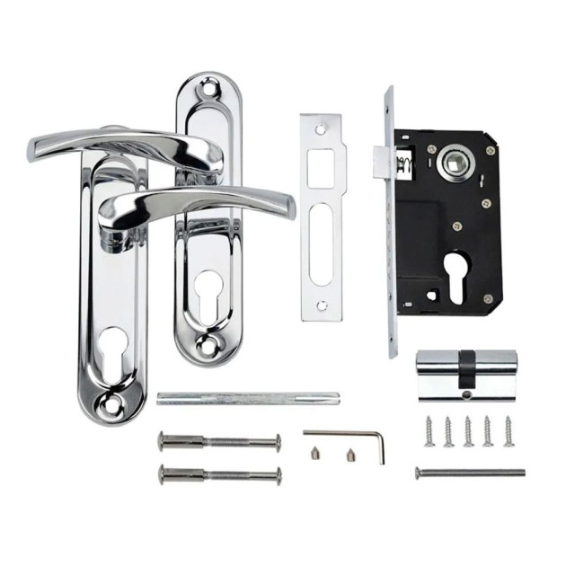 Замок врезной Vela 1023-СR 61.5 мм