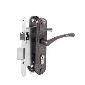 Замок врезной Зенит Омега ЗВ7 серебро