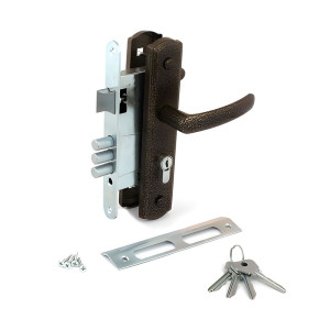 Замок врезной Avers 3В4-1-8 бронза