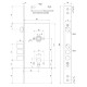 Замок врезной Apecs Premier T-52-NIS