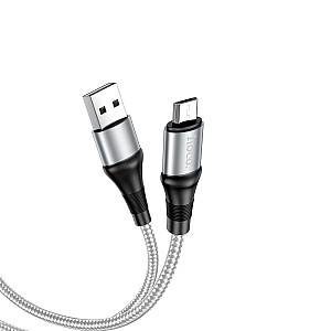 Кабель Hoco X50 MicroUSB - USB серый 1 м