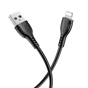 Кабель Borofone BX51 43893 Lightning-USB 2.4A черный 1 м