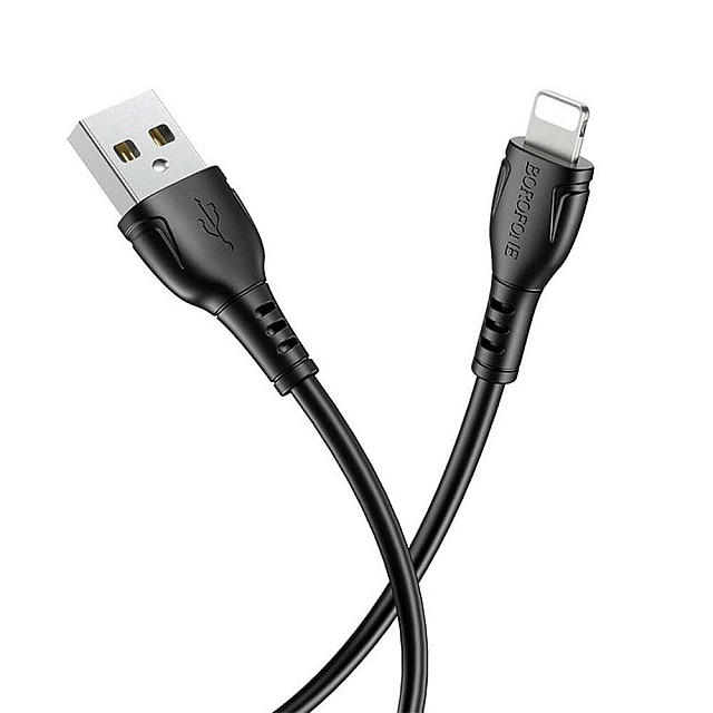 Кабель Borofone BX51 43893 Lightning-USB 2.4A черный 1 м