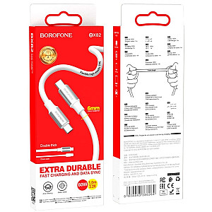 Кабель Borofone BX82 86264 Type-C Type-C 60W белый 1 м