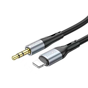 Кабель Hoco AUX UPA22 Lightning-3.5мм черный 1 м
