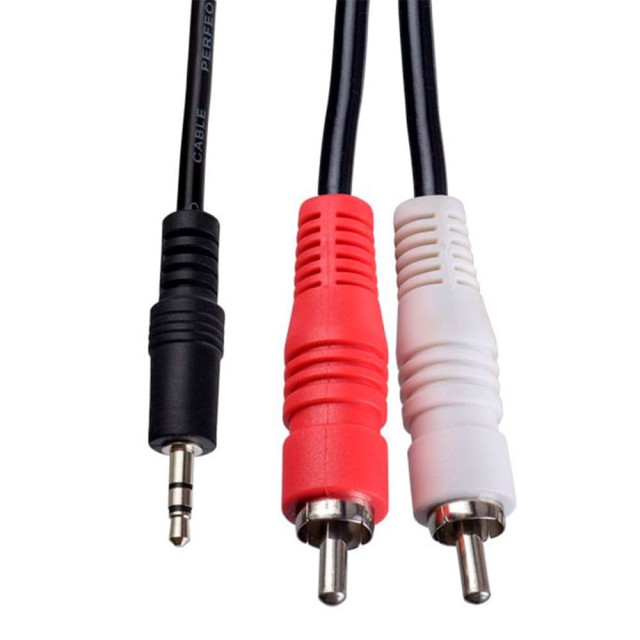 Кабель Perfeo Jack 3.5мм вилка 2*RCA вилка 3 м
