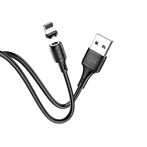 Кабель Hoco X52 Lightning-USB магнитный черный 1 м