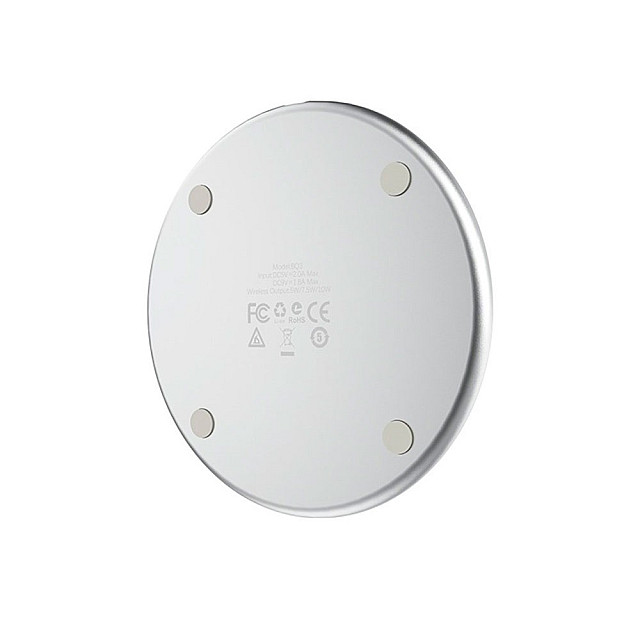 Зарядное устройство Borofone BQ3 Pro 80590 беспроводное 15W с кабелем Type-C серебро