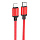 Кабель Borofone BX87 88992 Lightning-Type-C 20W поддержка PD 20 Вт красный 1 м