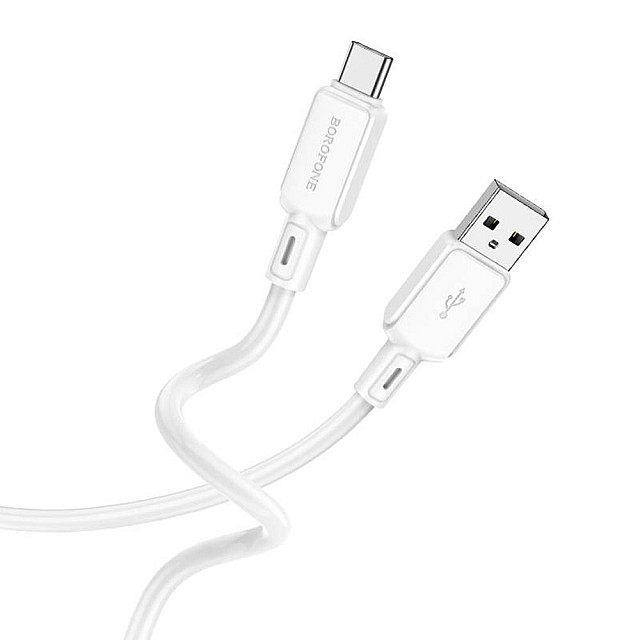 Кабель Borofone BX94 O2875 Type-C - USB 20W белый 1 м