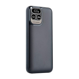 Powerbank Perfeo Atomic Age PF_E1474 10000 mAh/LED дисплей/PD + QC черный